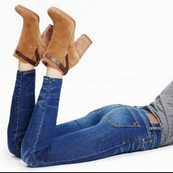 Madewell Aimee Ankle Suede Bootie Size 11 - Picture 7 of 7